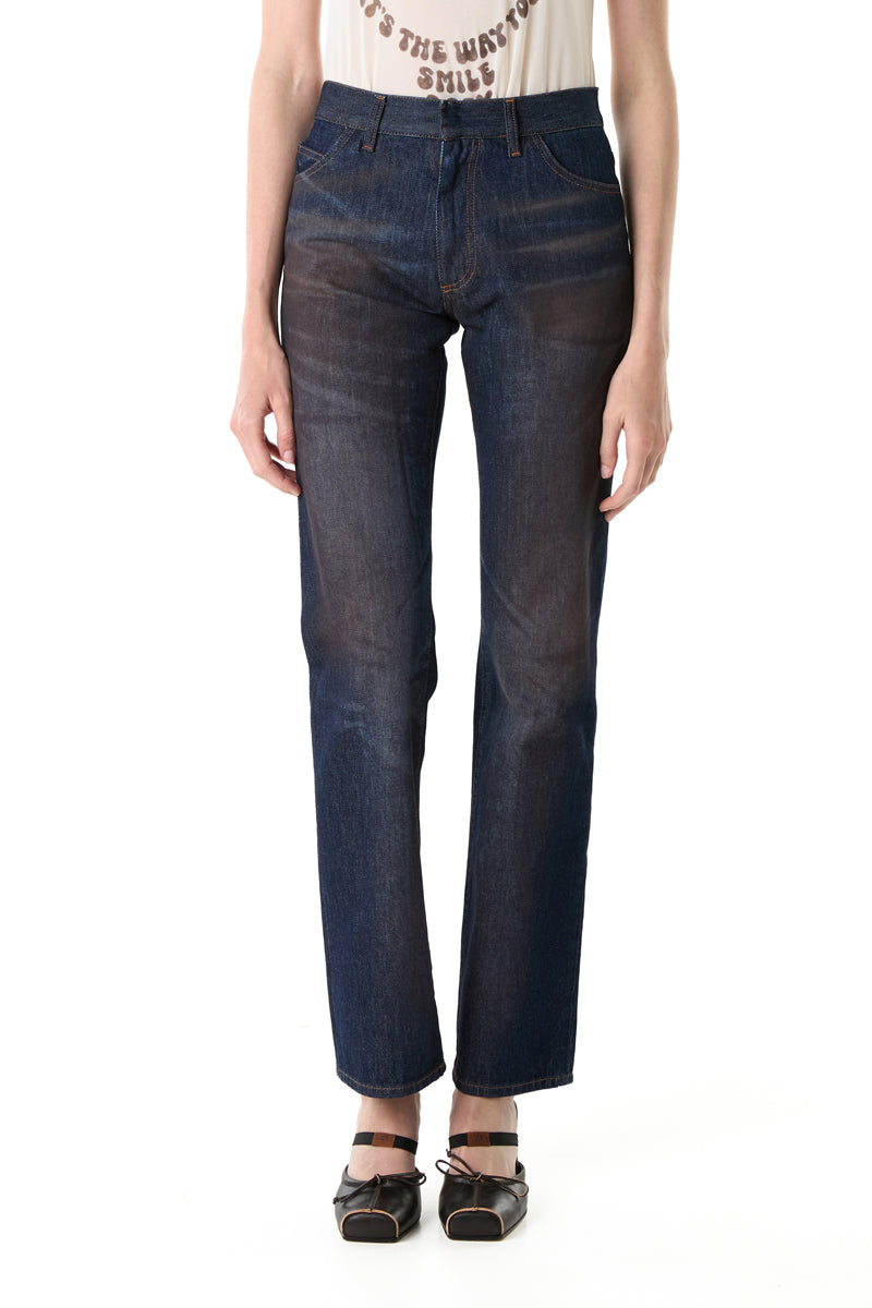 MM6 Maison Margiela Faded-Effect Jeans