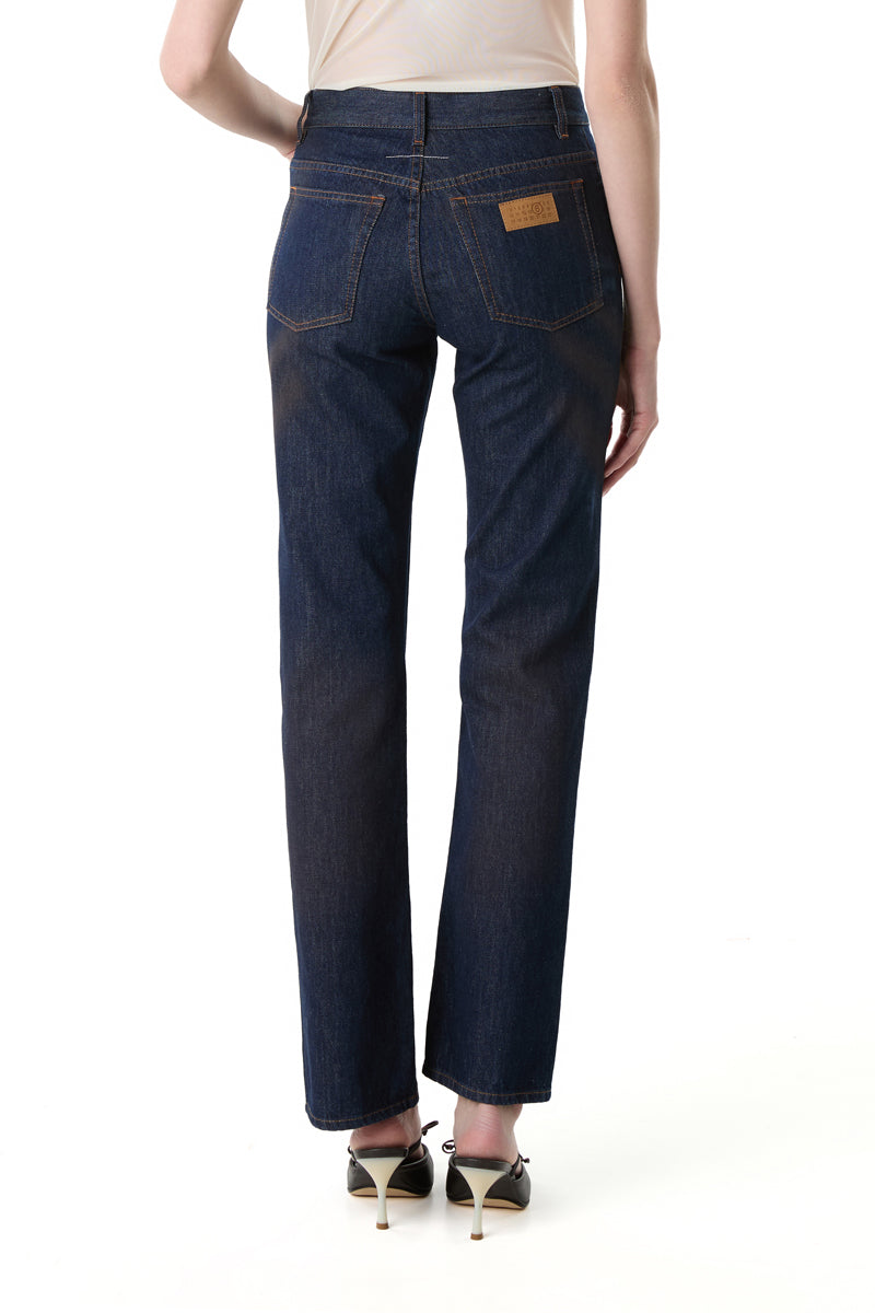 MM6 Maison Margiela Faded-Effect Jeans