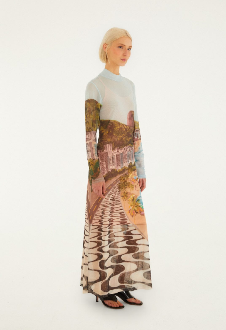 Farm Rio Copacabana Beach Maxi Dress