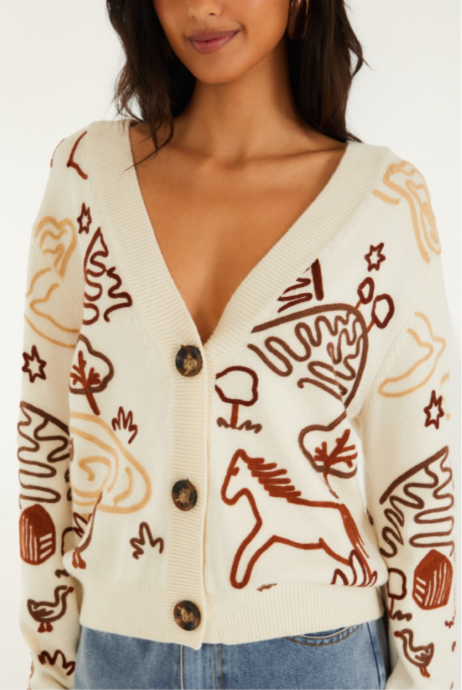 Farm Rio Countryside Cornelli Cardigan