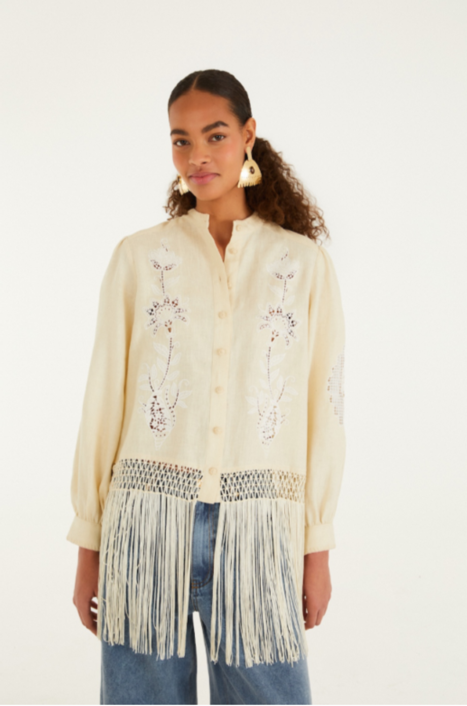 Farm Rio Countryside Richelieu Blouse