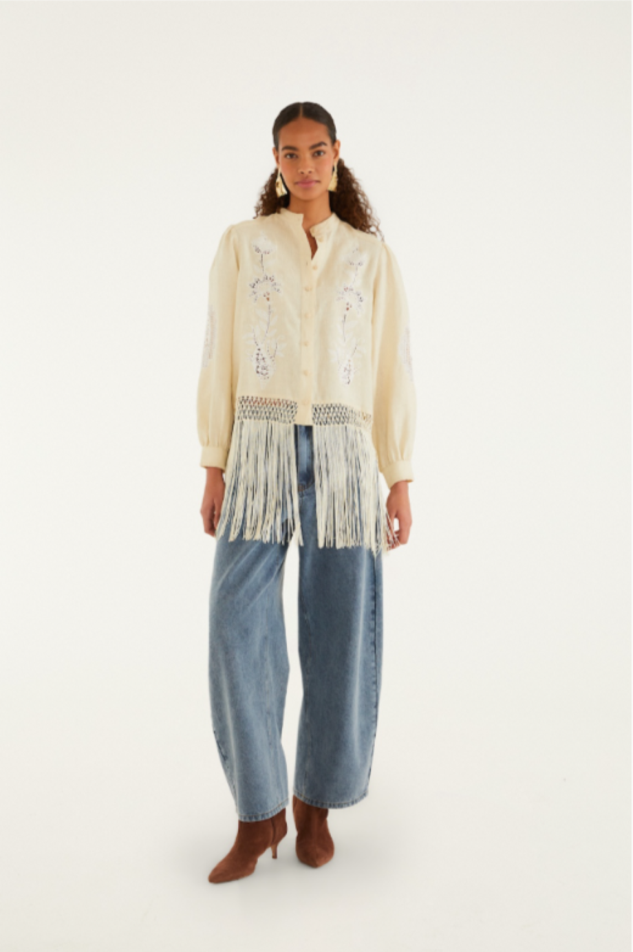Farm Rio Countryside Richelieu Blouse