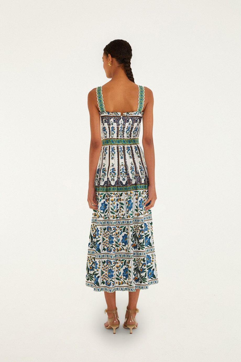 Farm Rio Manoela Belted Maxi Dress