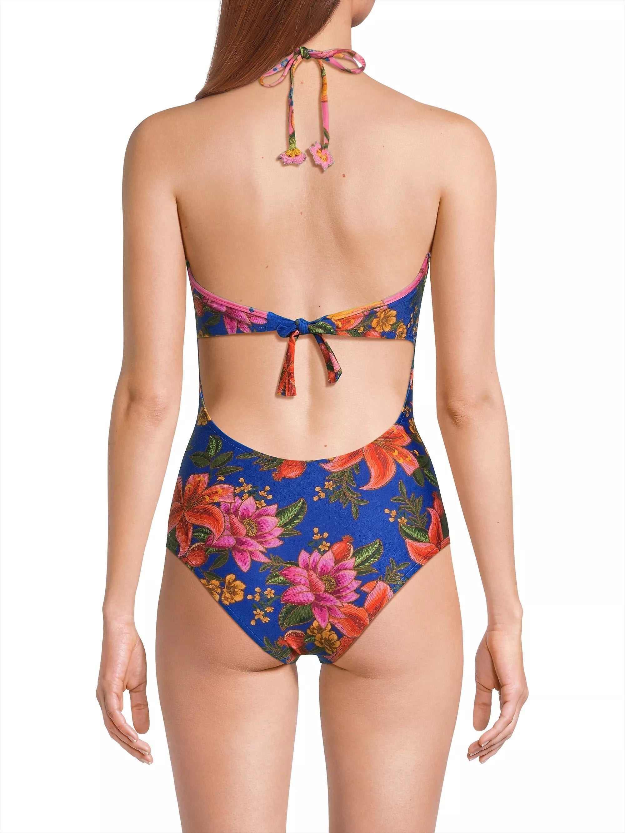 Farm Rio One-Piece Swimsuit - Summer Fruit Blue