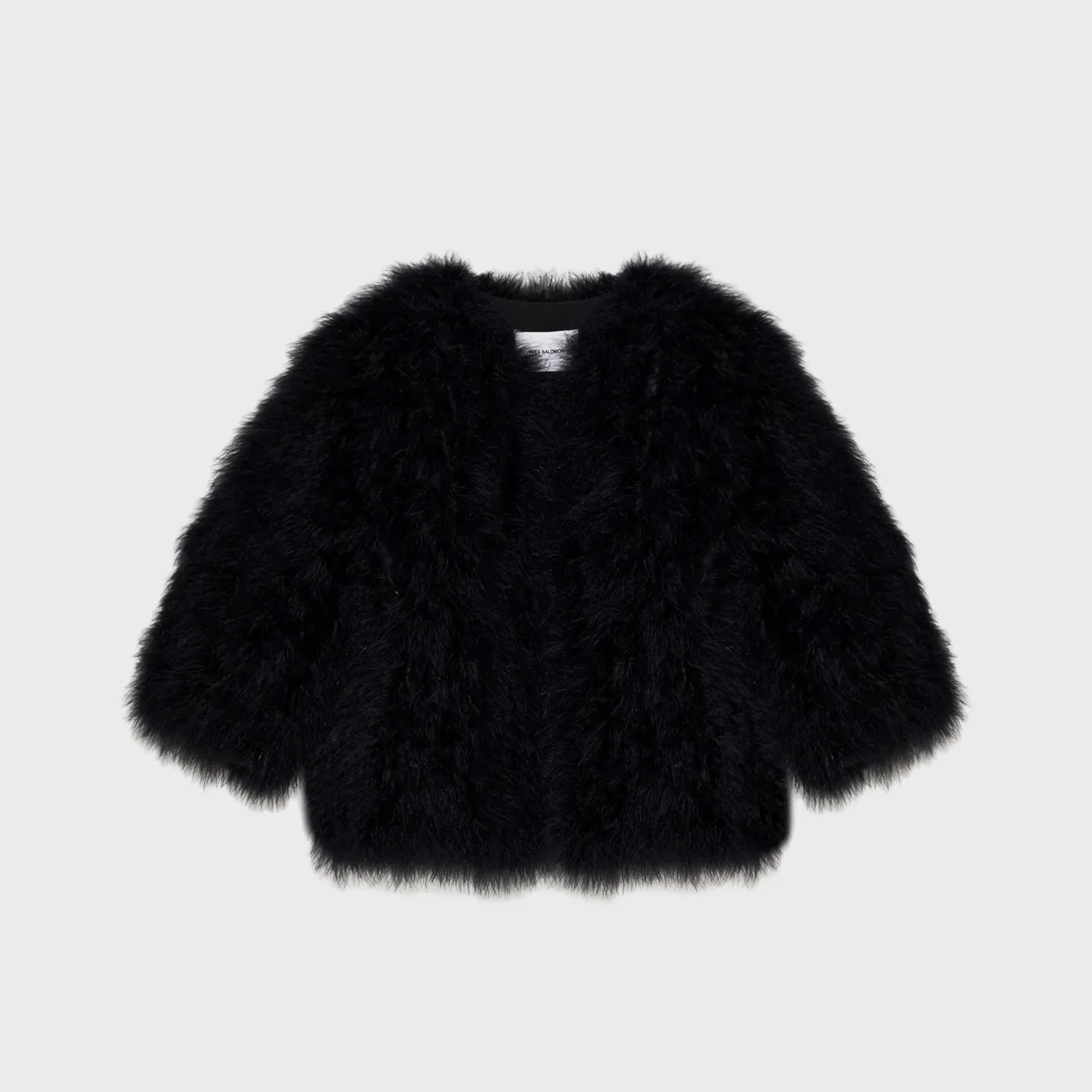yves salomon Feather Jacket - Black