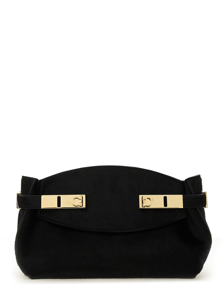 Ferragamo Hug Soft Bag - Black