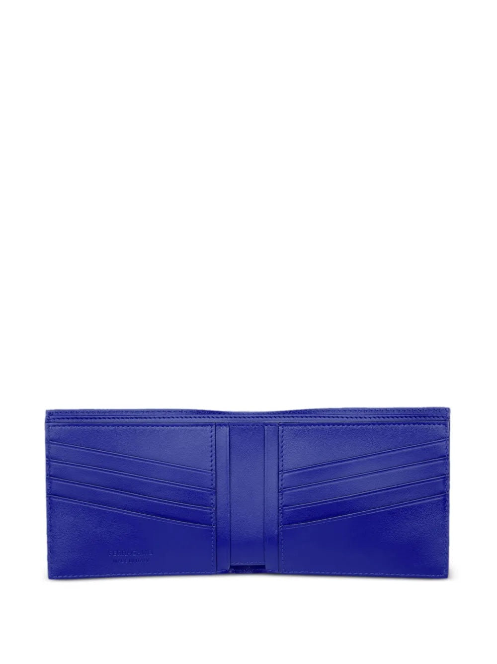 Ferragamo Embossed Logo Leather Bifold Wallet - Lapis