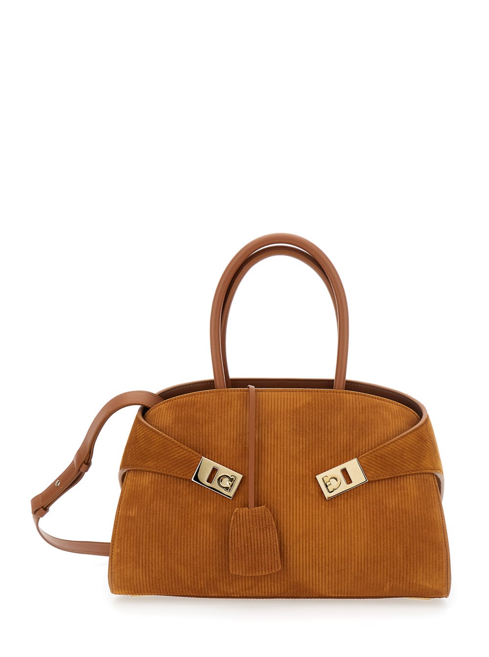 Ferragamo Hug S Handbag - Brown