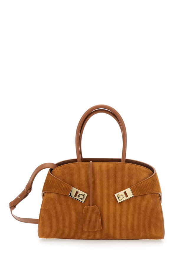 Ferragamo Hug S Handbag - Brown