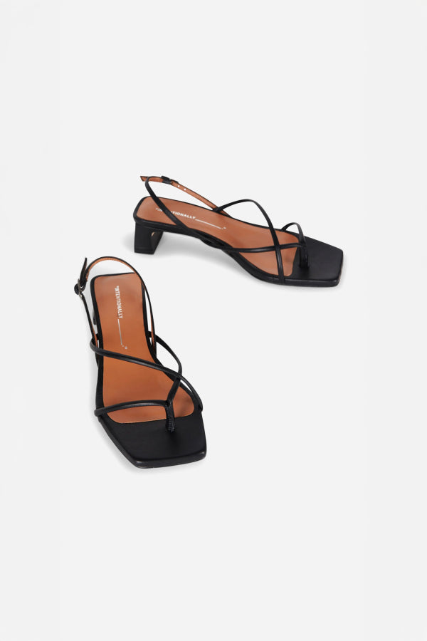 INTENTIONALLY __________. Fifi Sandals - Black
