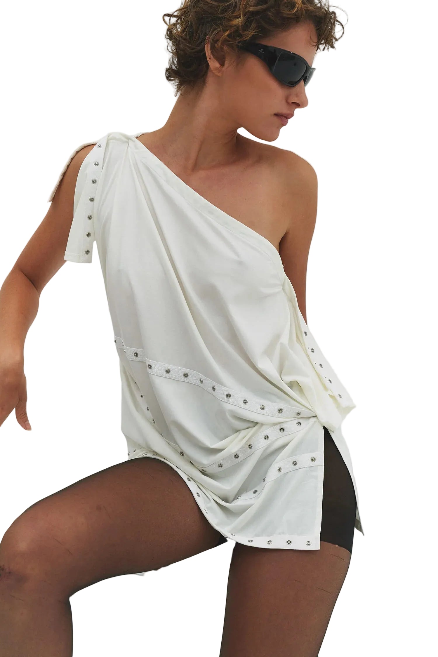 Find Me Now Lua Snap Multi-wear Dress/Top - Milk