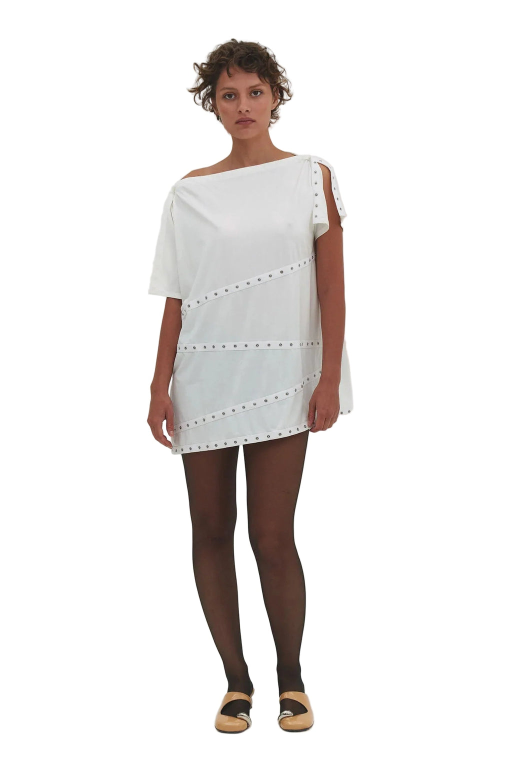 Find Me Now Lua Snap Multi-wear Dress/Top - Milk