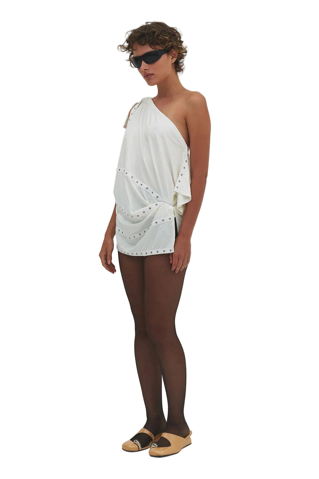 Find Me Now Lua Snap Multi-wear Dress/Top - Milk