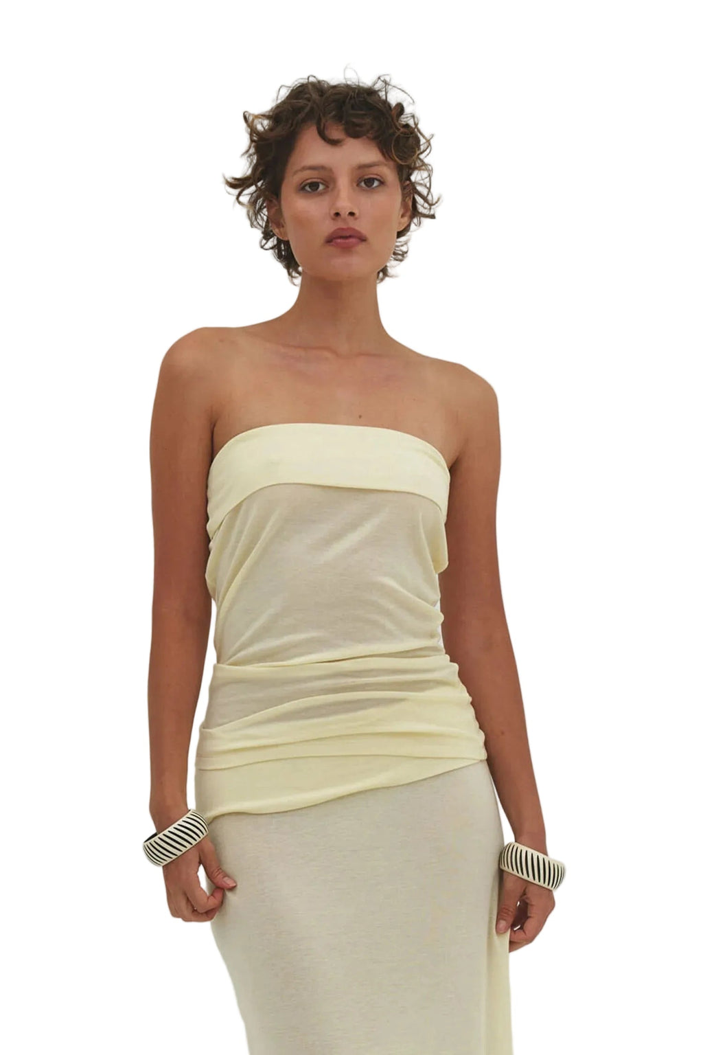 Find Me Now Nara Tube Top - Butter
