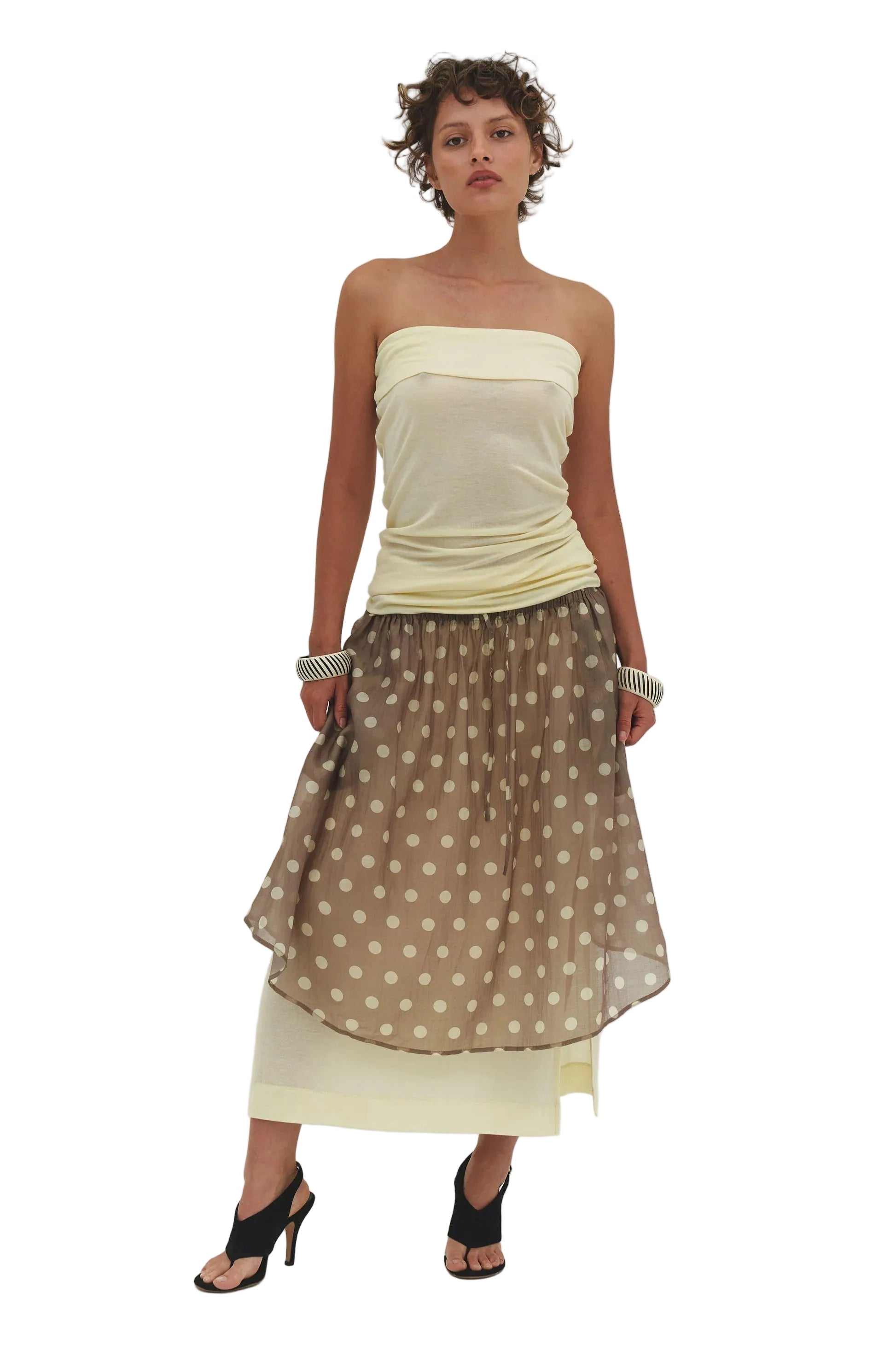 Find Me Now Nara Tube Top - Butter