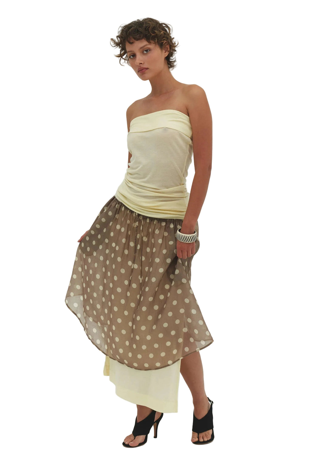 Find Me Now Nara Tube Top - Butter