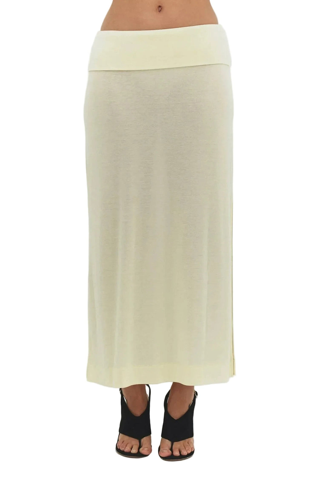 Find Me Now Sori Maxi Skirt - Butter