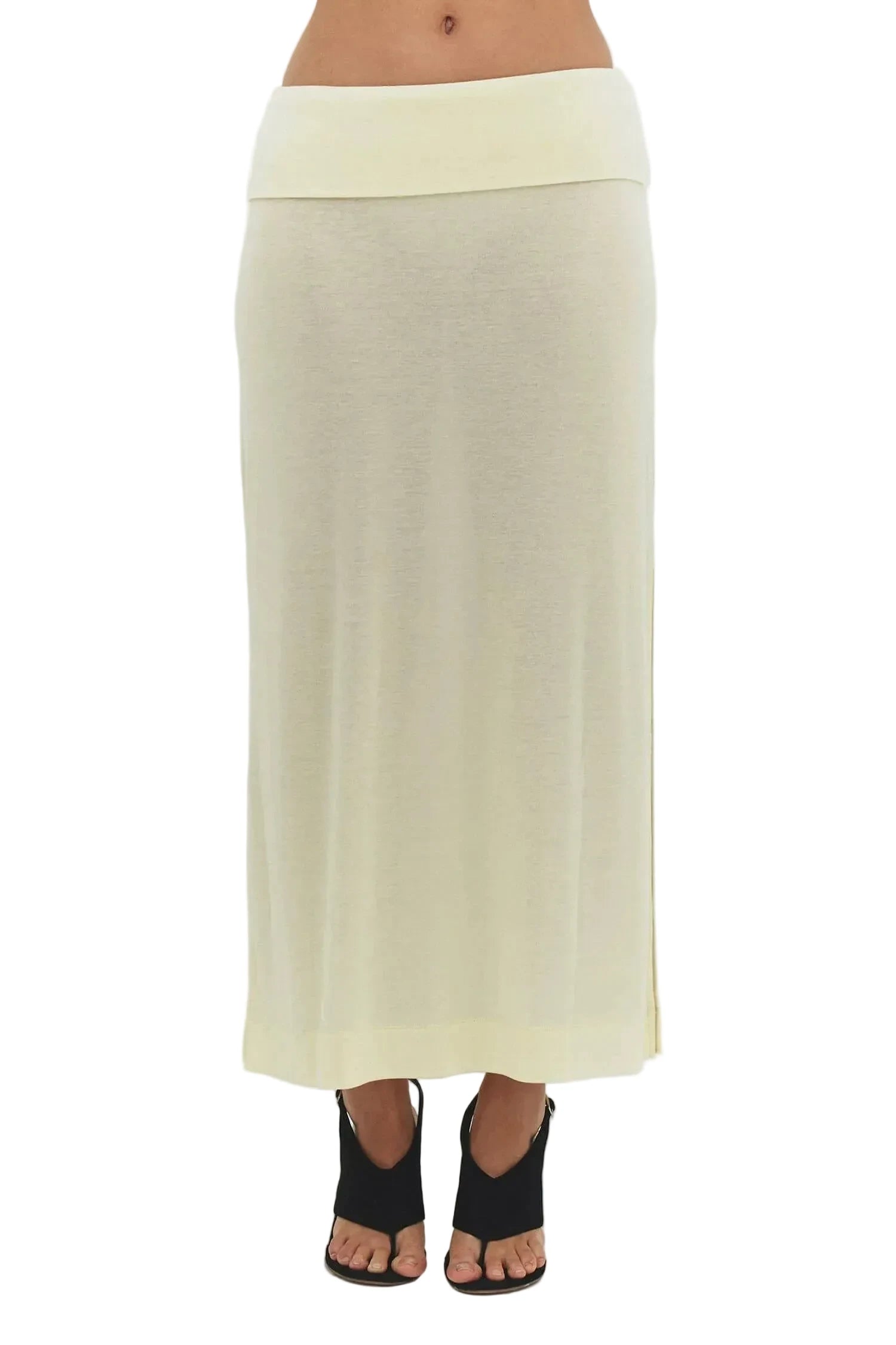 Find Me Now Sori Maxi Skirt - Butter