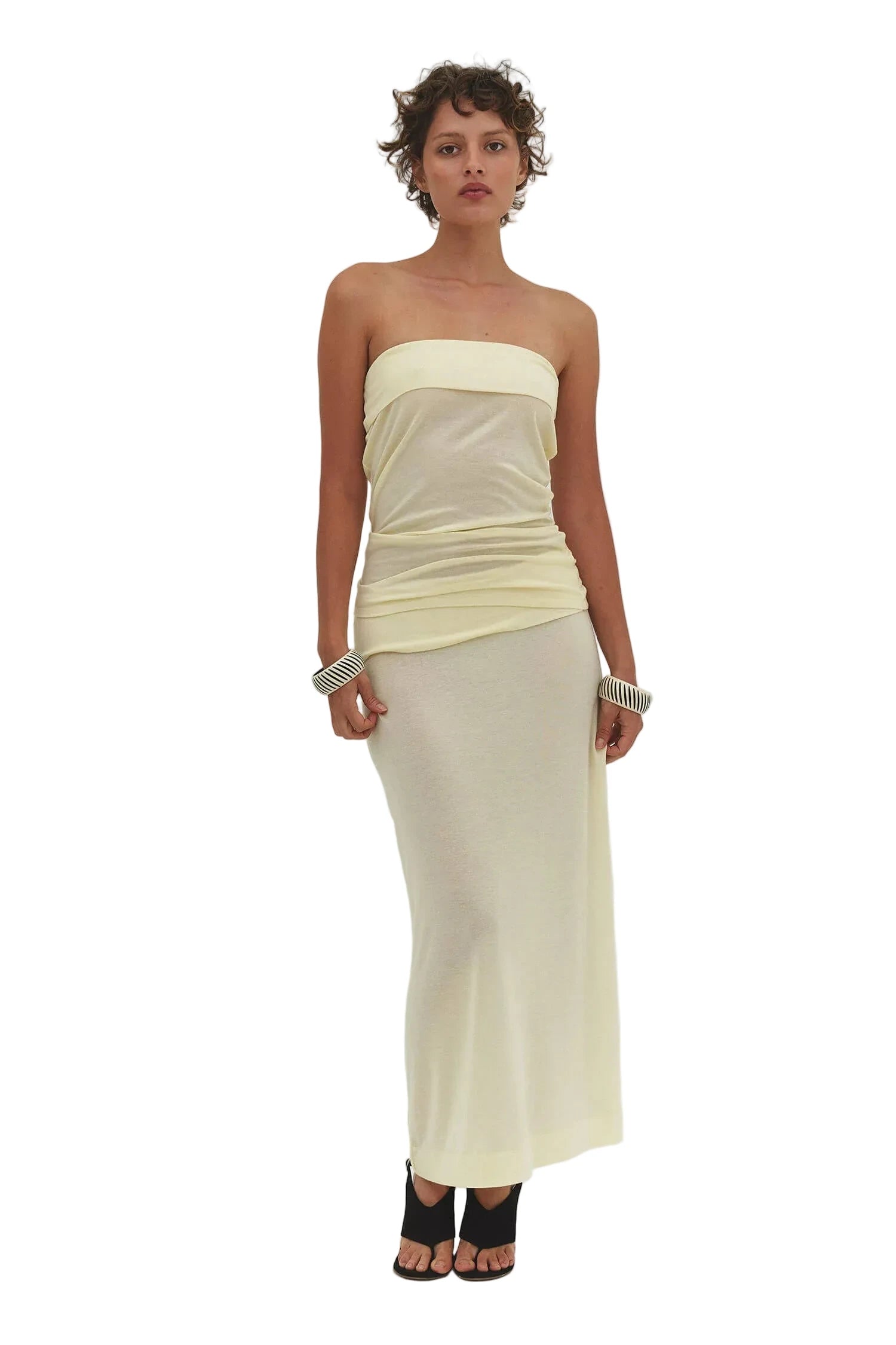 Find Me Now Sori Maxi Skirt - Butter