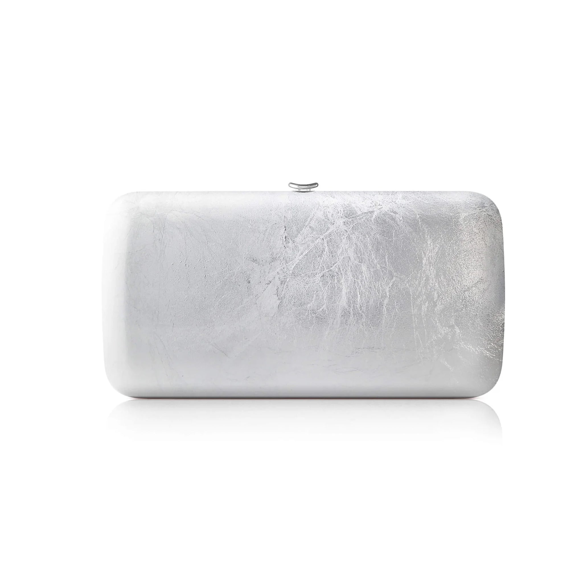 JEFFREY LEVINSON Finley Fine Leaf Bag - Silver
