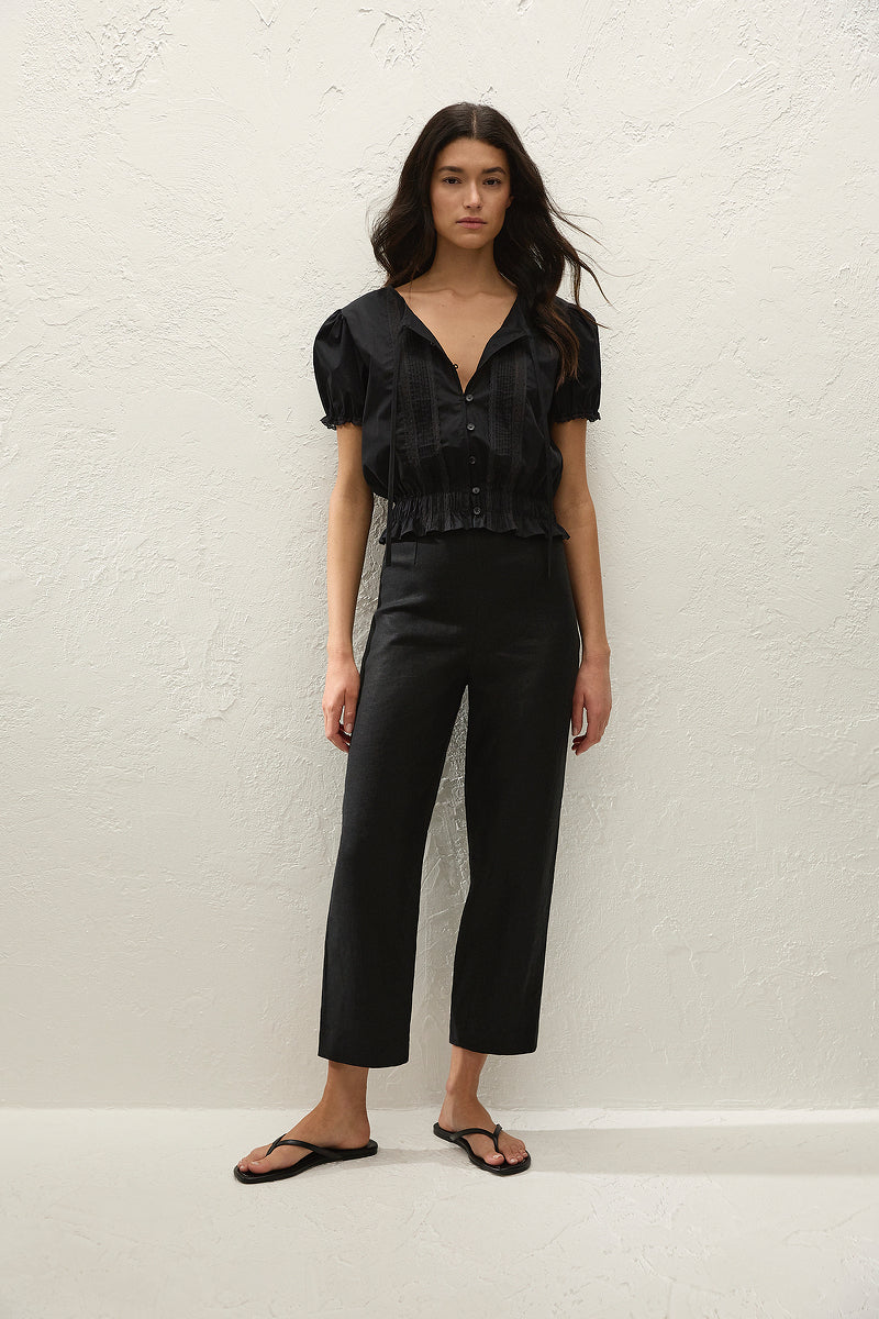 Faithfull The Brand Fiora Blouse Fresco Lace Top