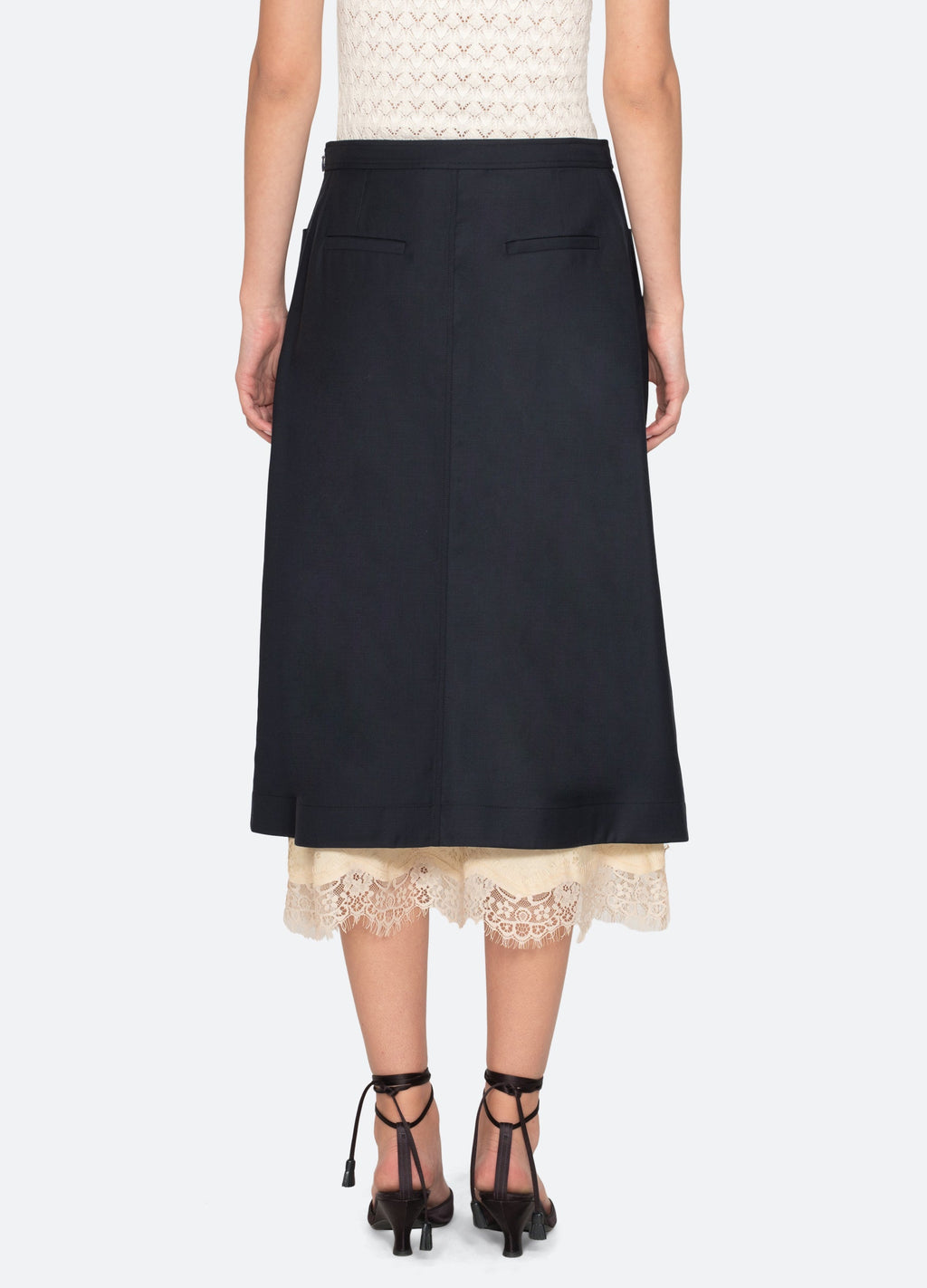 Sea NY Fiora Skirt - Navy