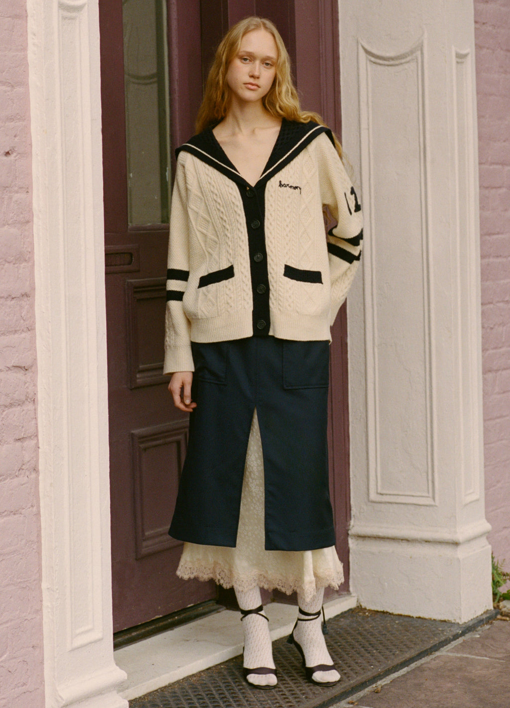 Sea NY Fiora Skirt - Navy