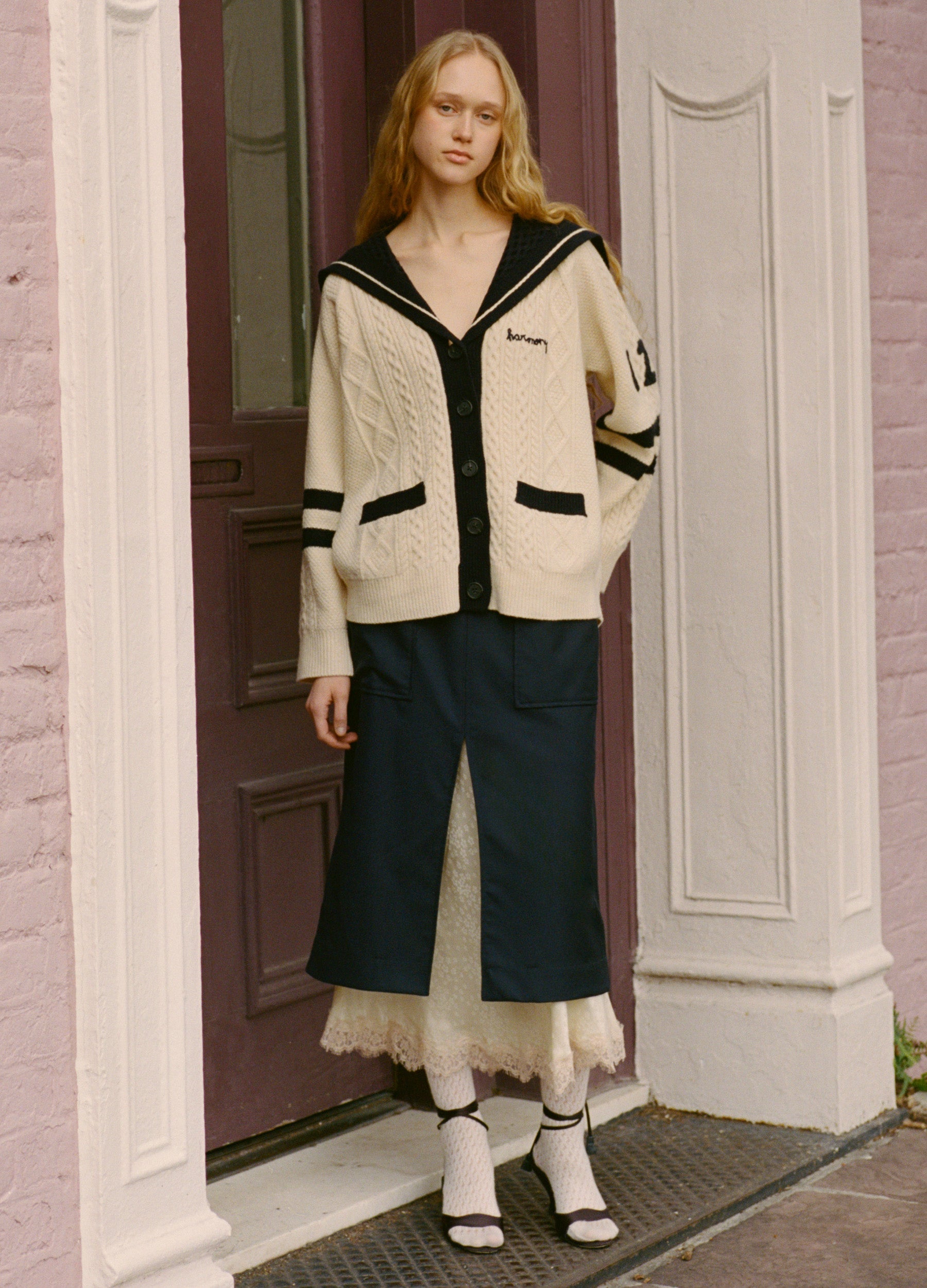 Sea NY Fiora Skirt - Navy