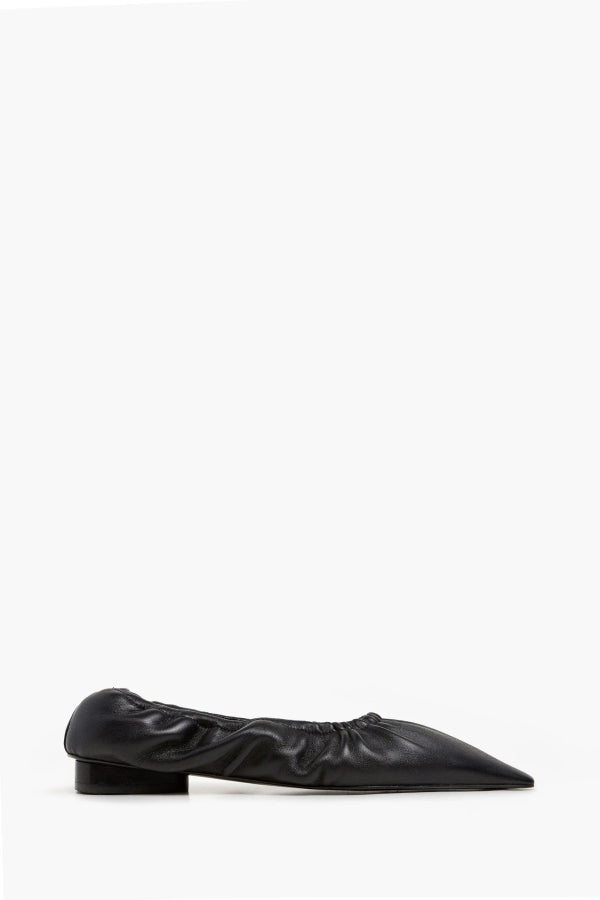 Flattered Isa Leather Flat