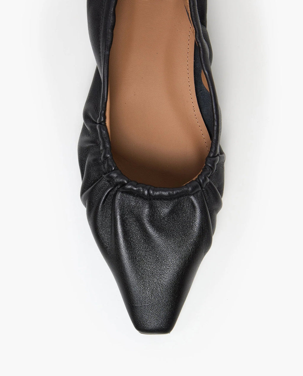 Flattered Isa Leather Flat