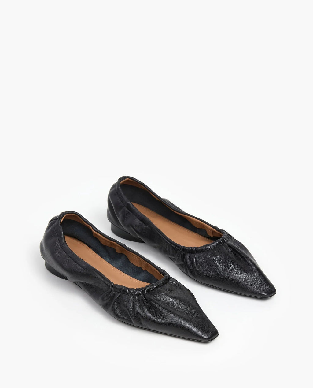 Flattered Isa Leather Flat