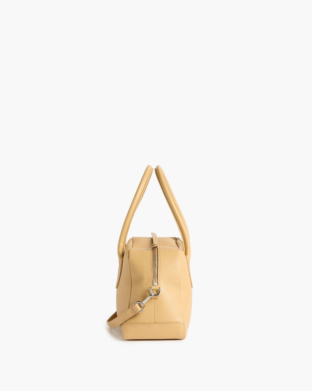 Flattered Leia Grained Leather Biscotti Shoulder Bag