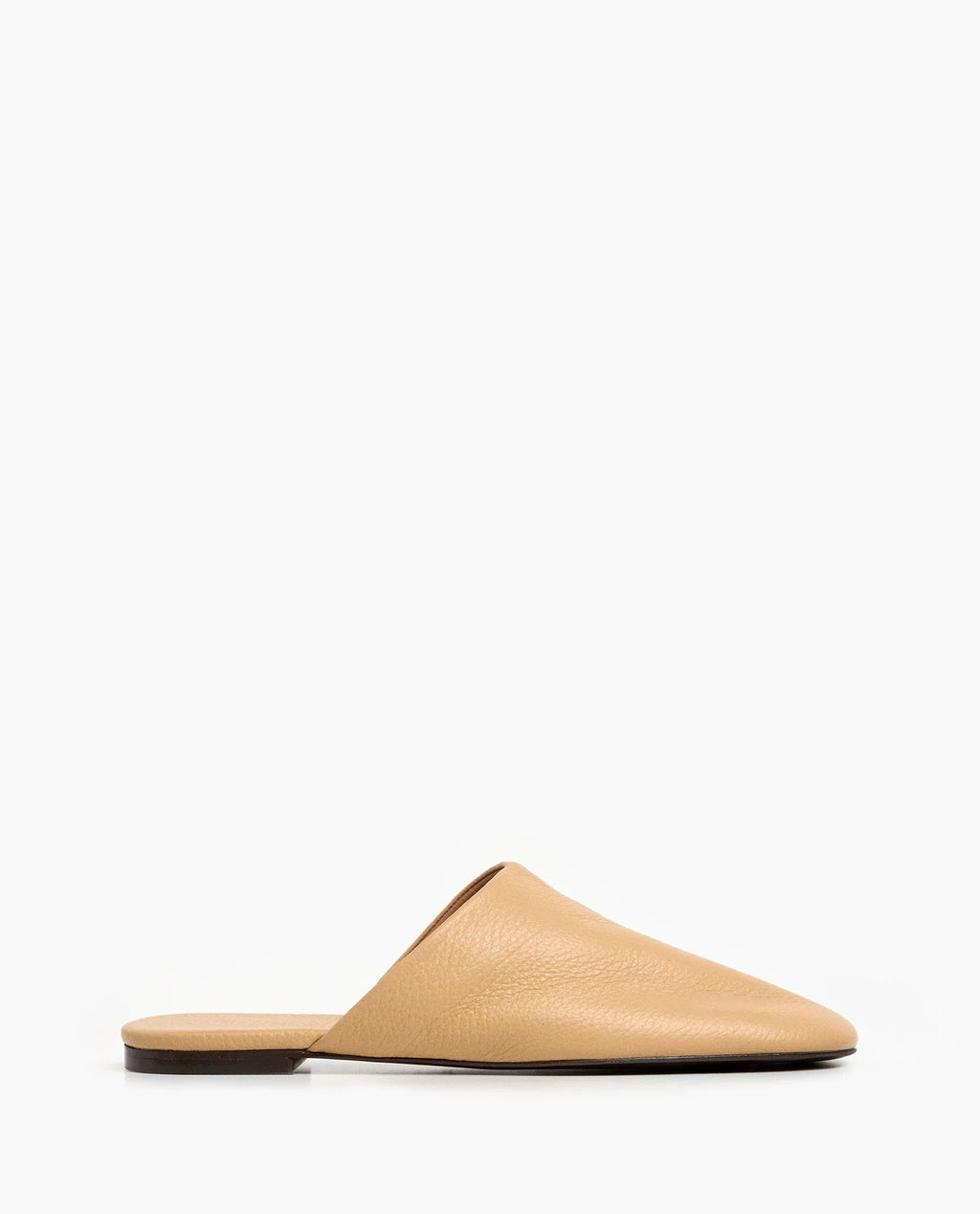 Flattered Maurine Grained Leather Flat