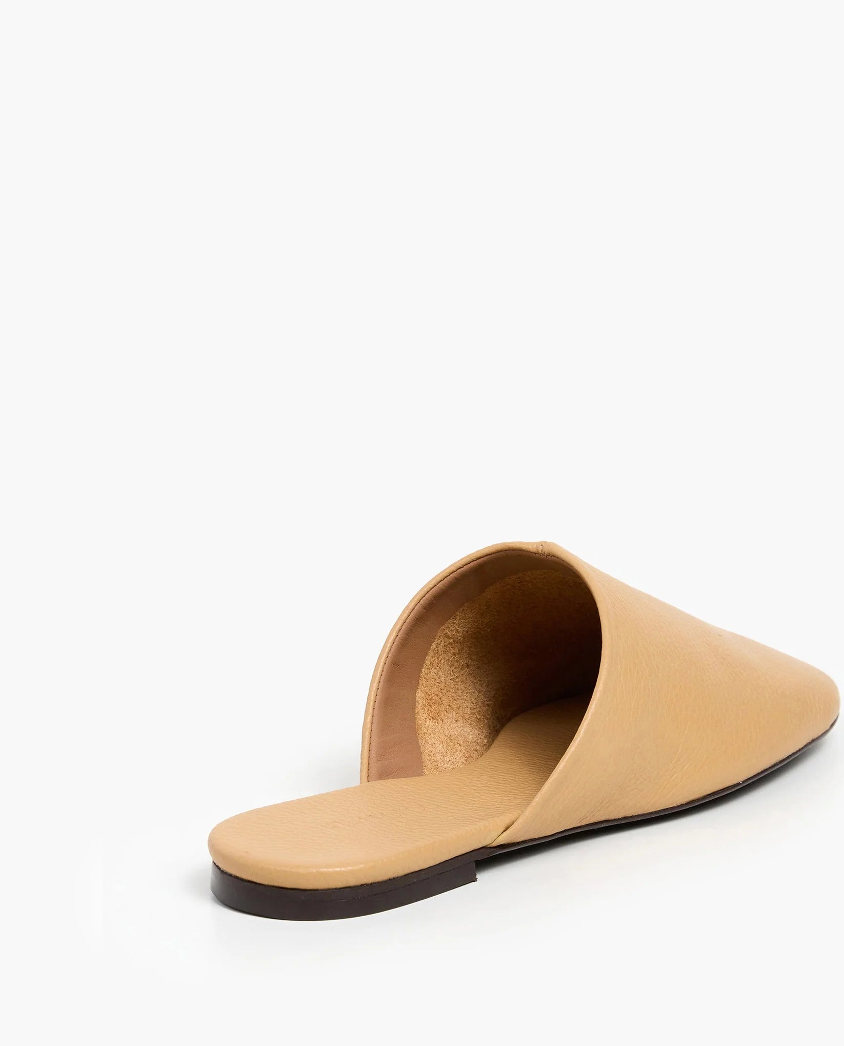 Flattered Maurine Grained Leather Flat
