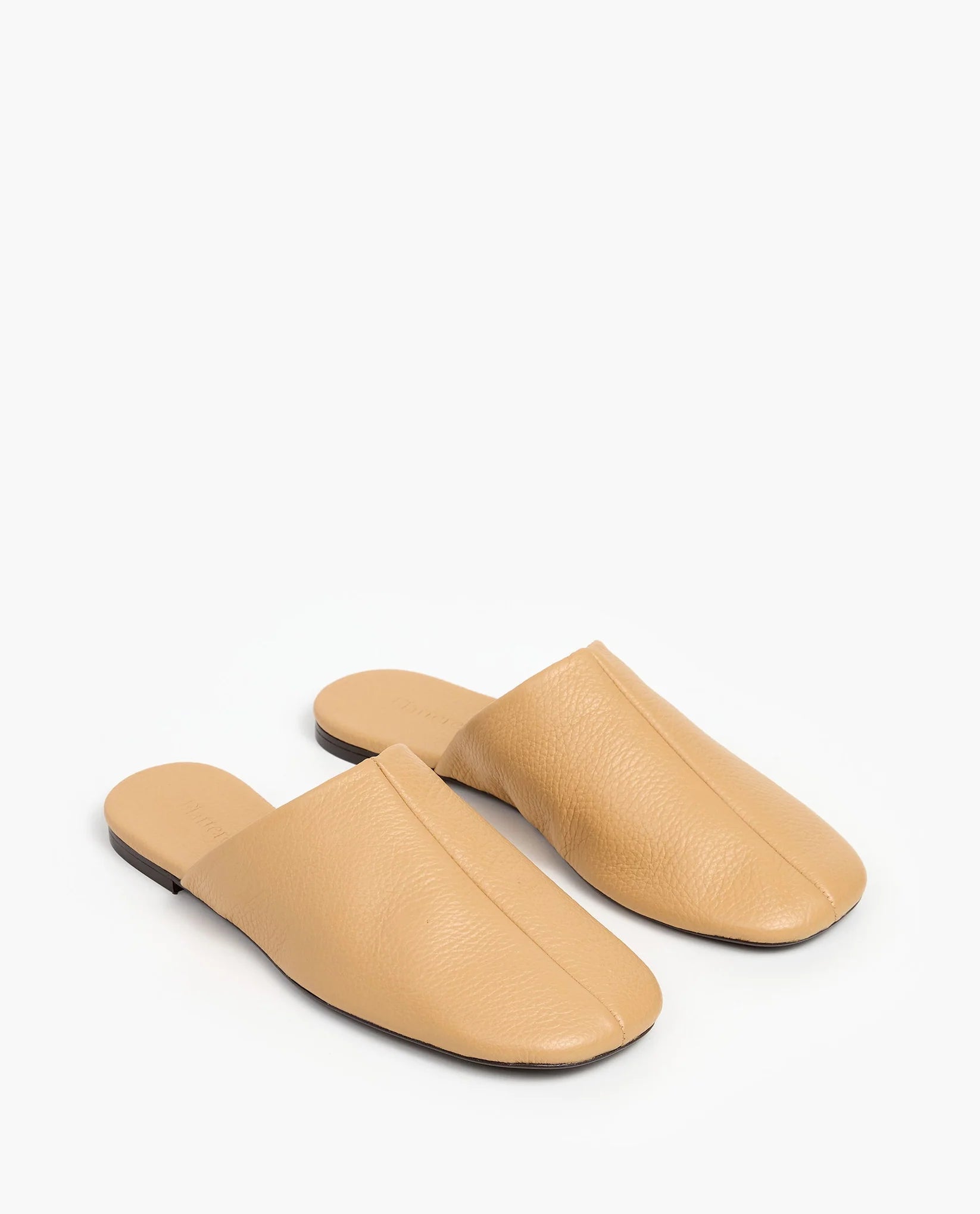 Flattered Maurine Grained Leather Flat