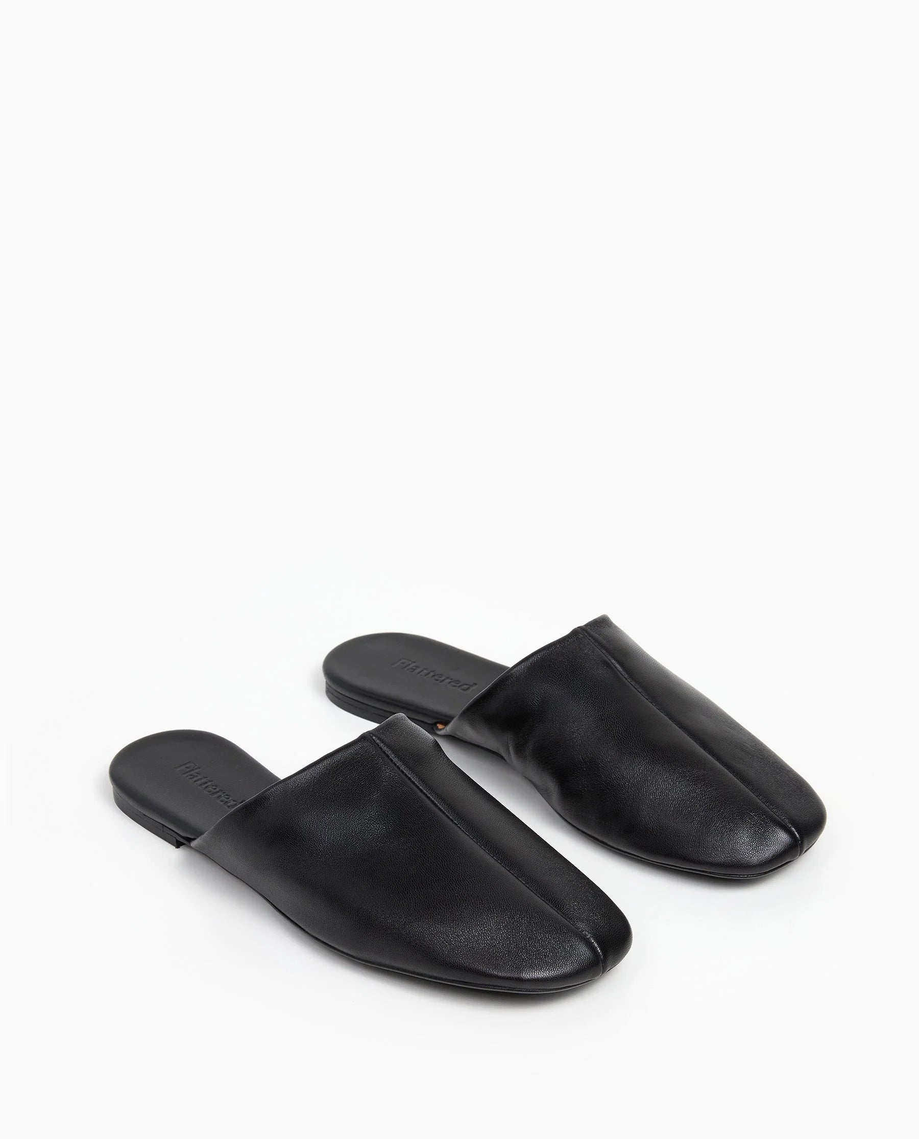 Flattered Maurine Leather Slide Sandals