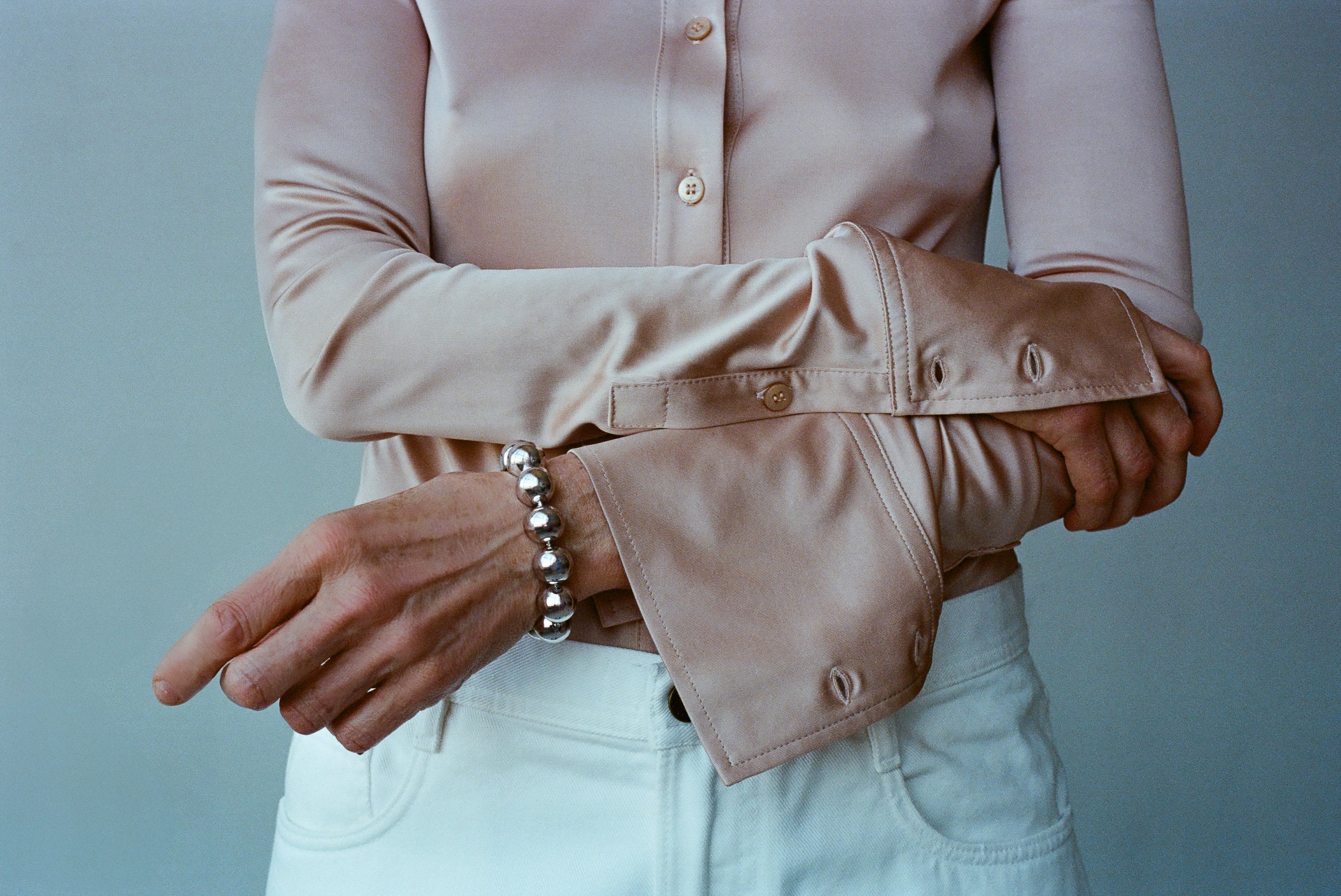 Jasmin Sparrow Flow Bracelet, Silver Bracelet