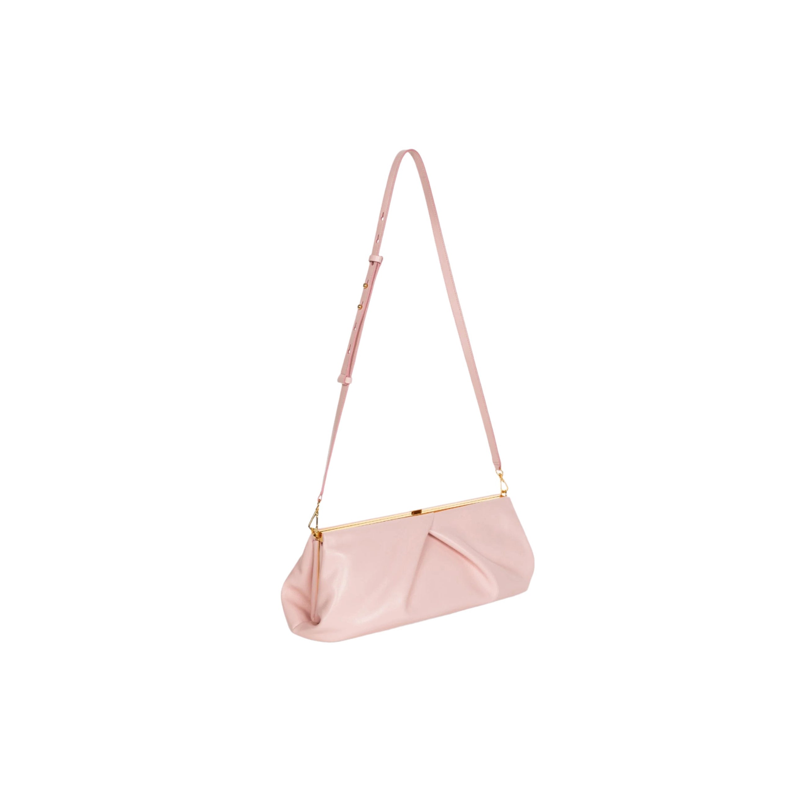 Dries Van Noten Fold Crisp Clutch - Rose