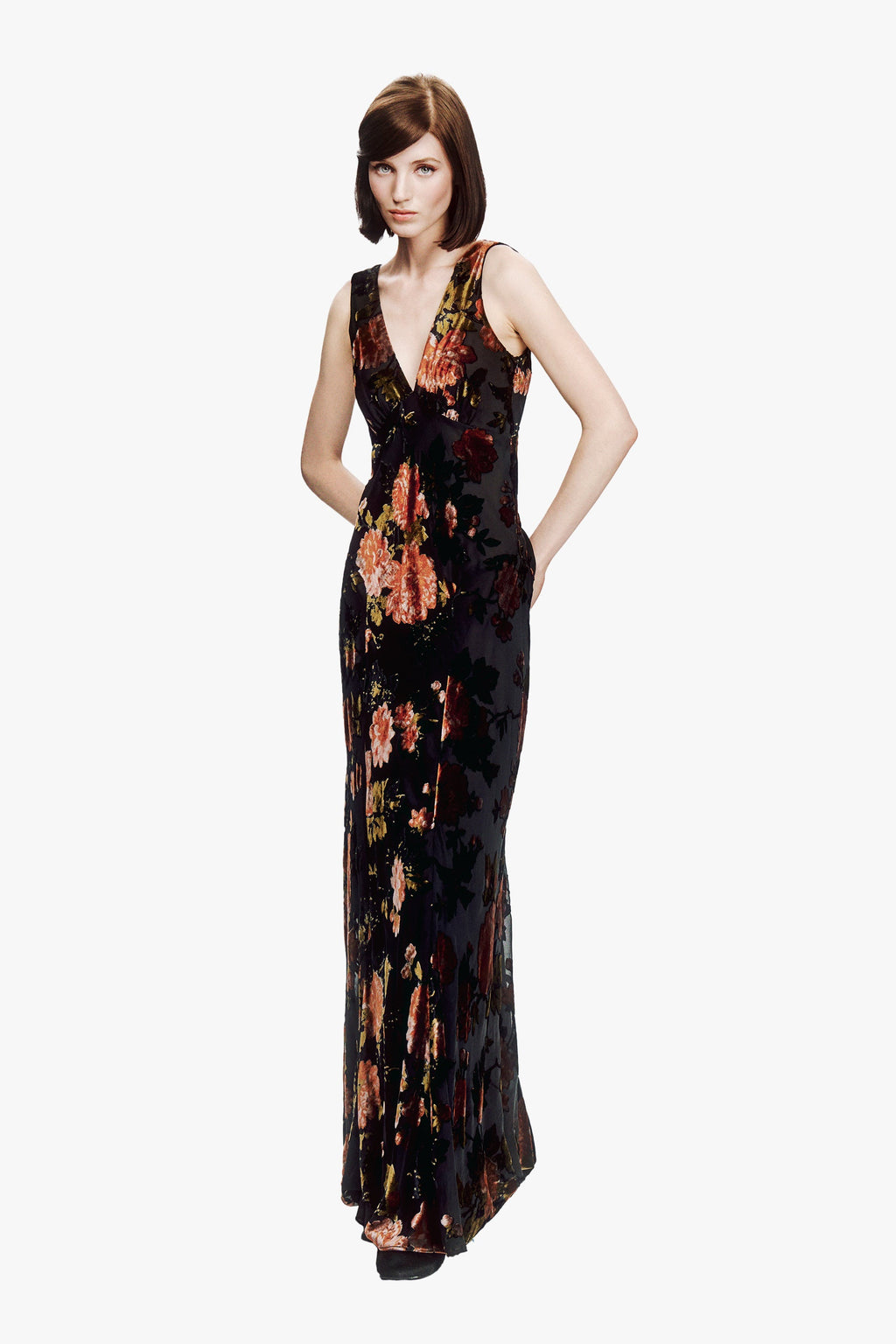 Anna Sui Folia Devore Maxi Dress
