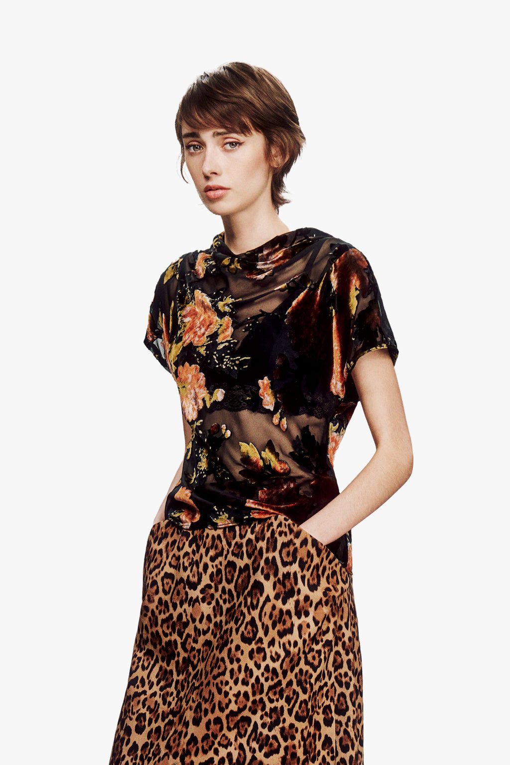 Anna Sui Folia Devore Top