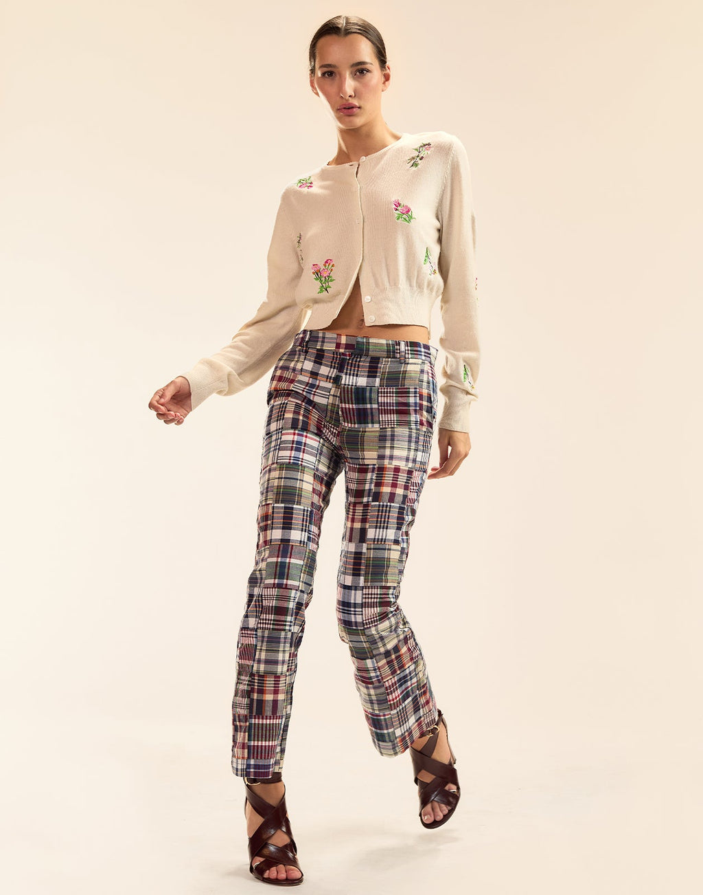 Cynthia Rowley Forget Me Not Cardigan - White Multi