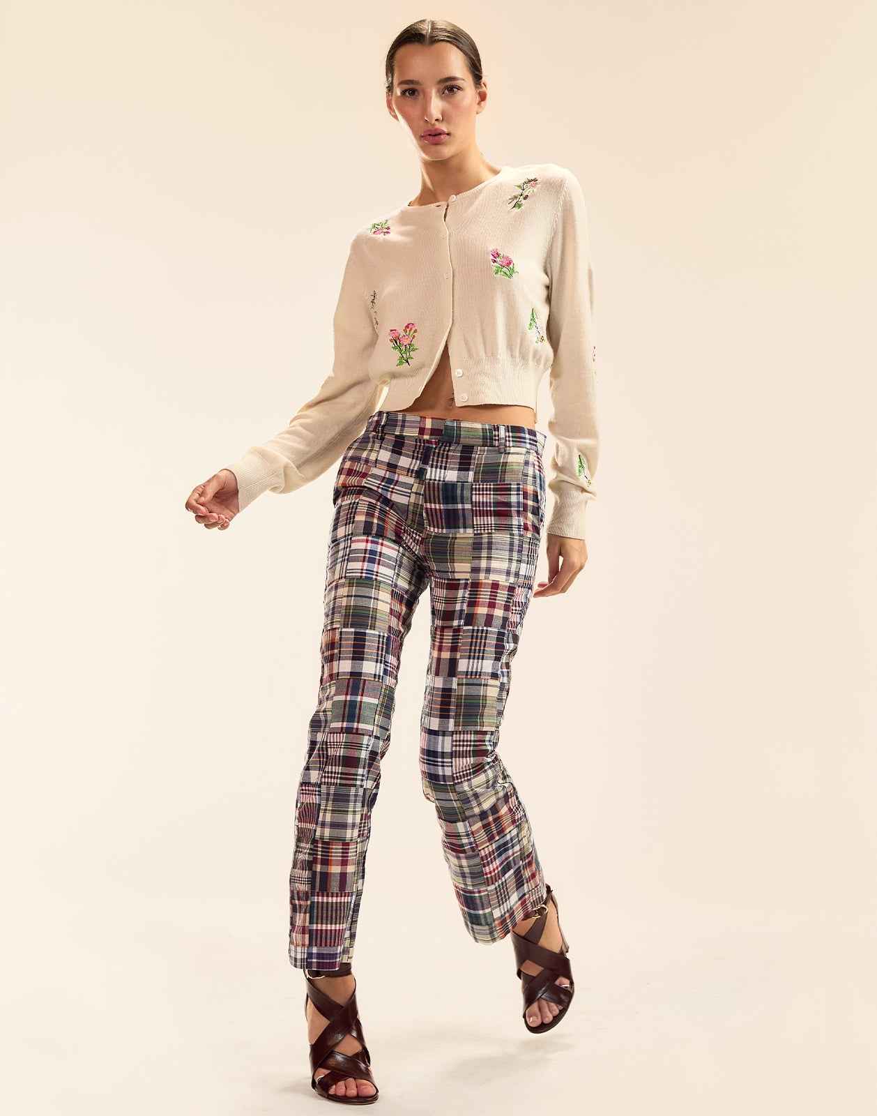 Cynthia Rowley Forget Me Not Cardigan - White Multi