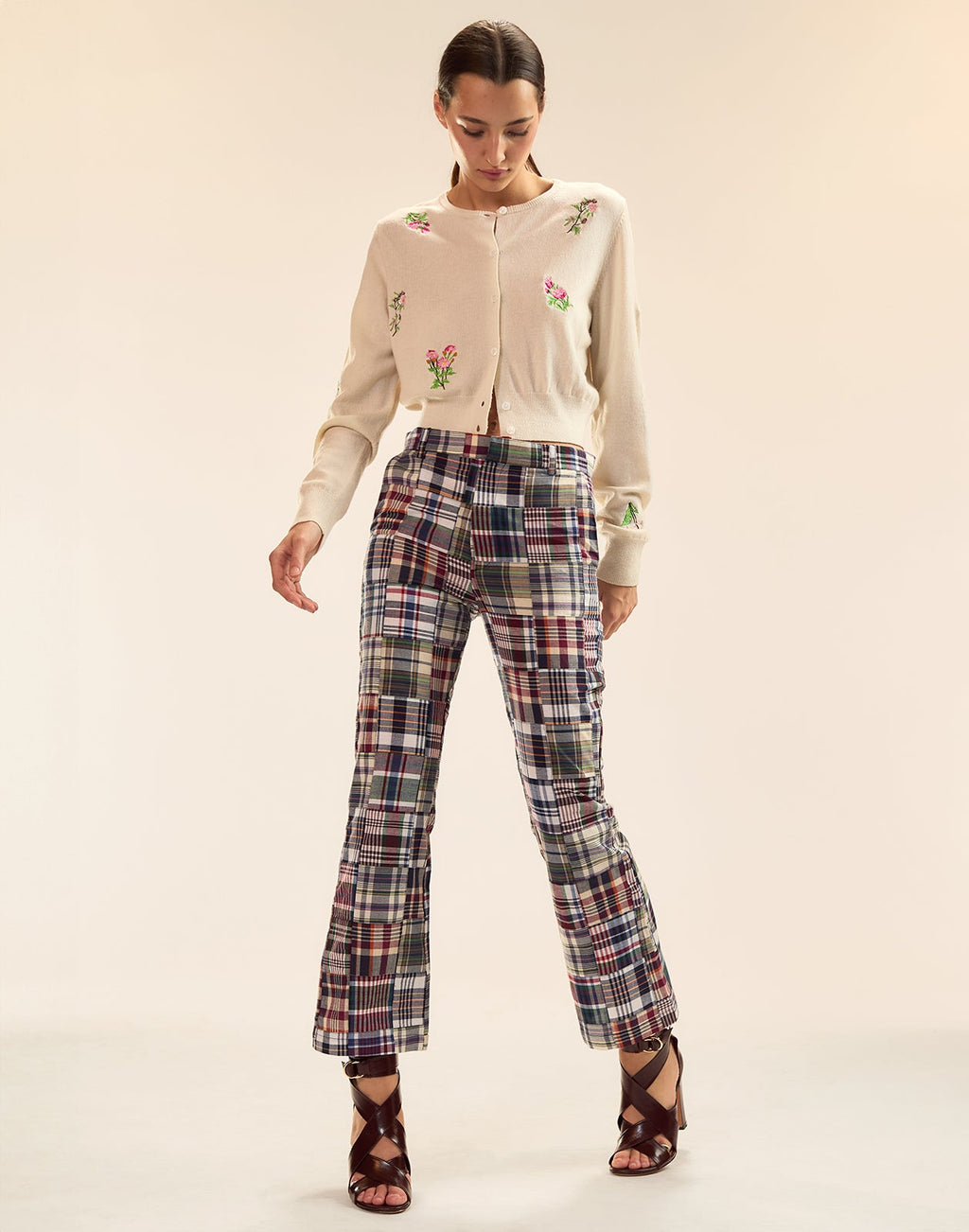 Cynthia Rowley Forget Me Not Cardigan - White Multi