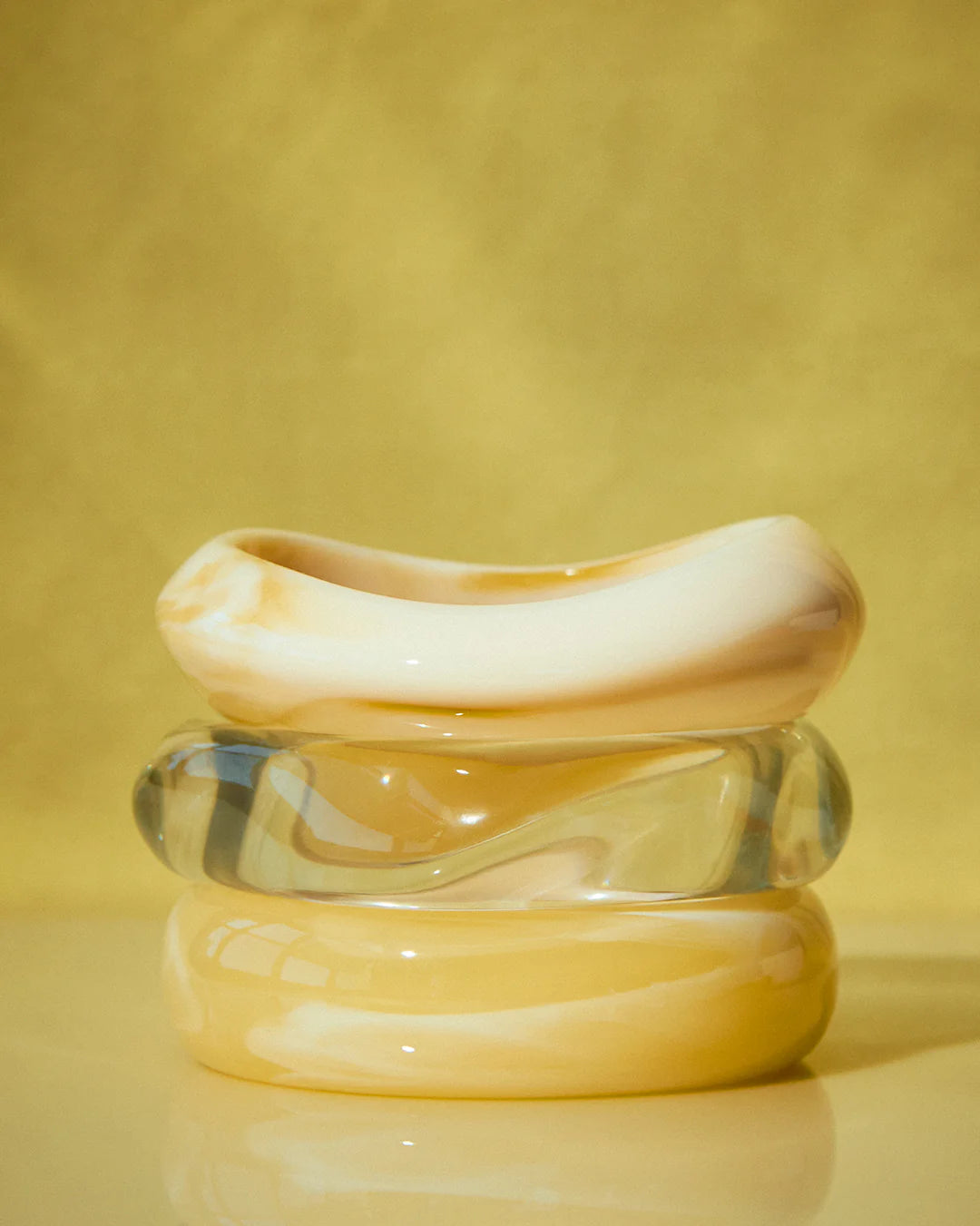 Luv AJ Formentera Bangle Set - Yellow