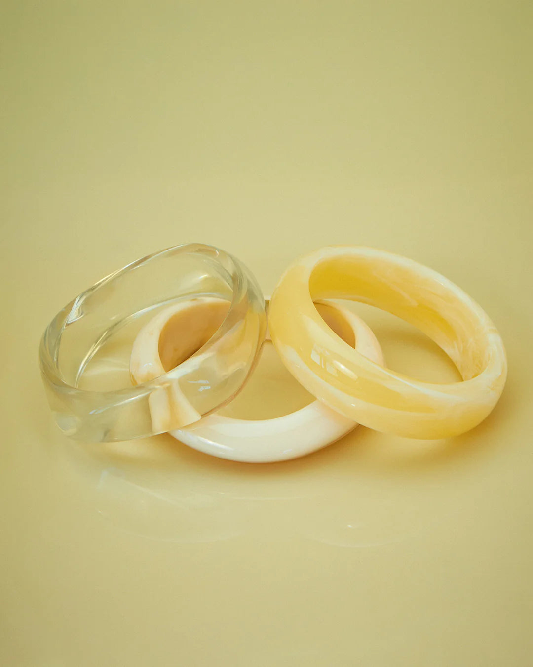 Luv AJ Formentera Bangle Set - Yellow