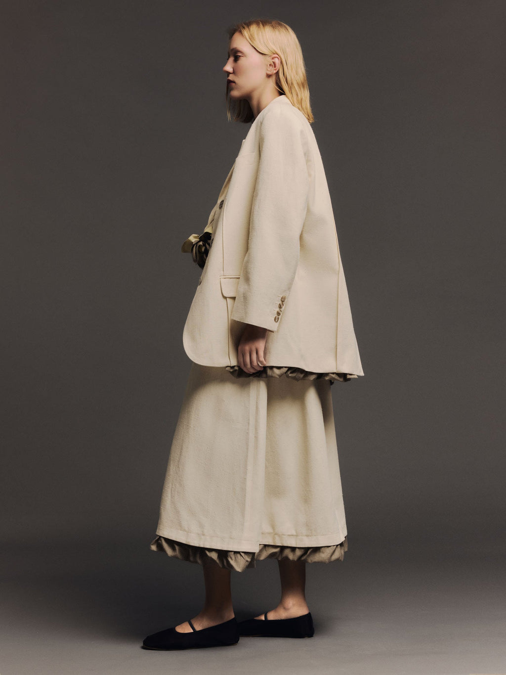 Rus Foso Skirt - Chalk