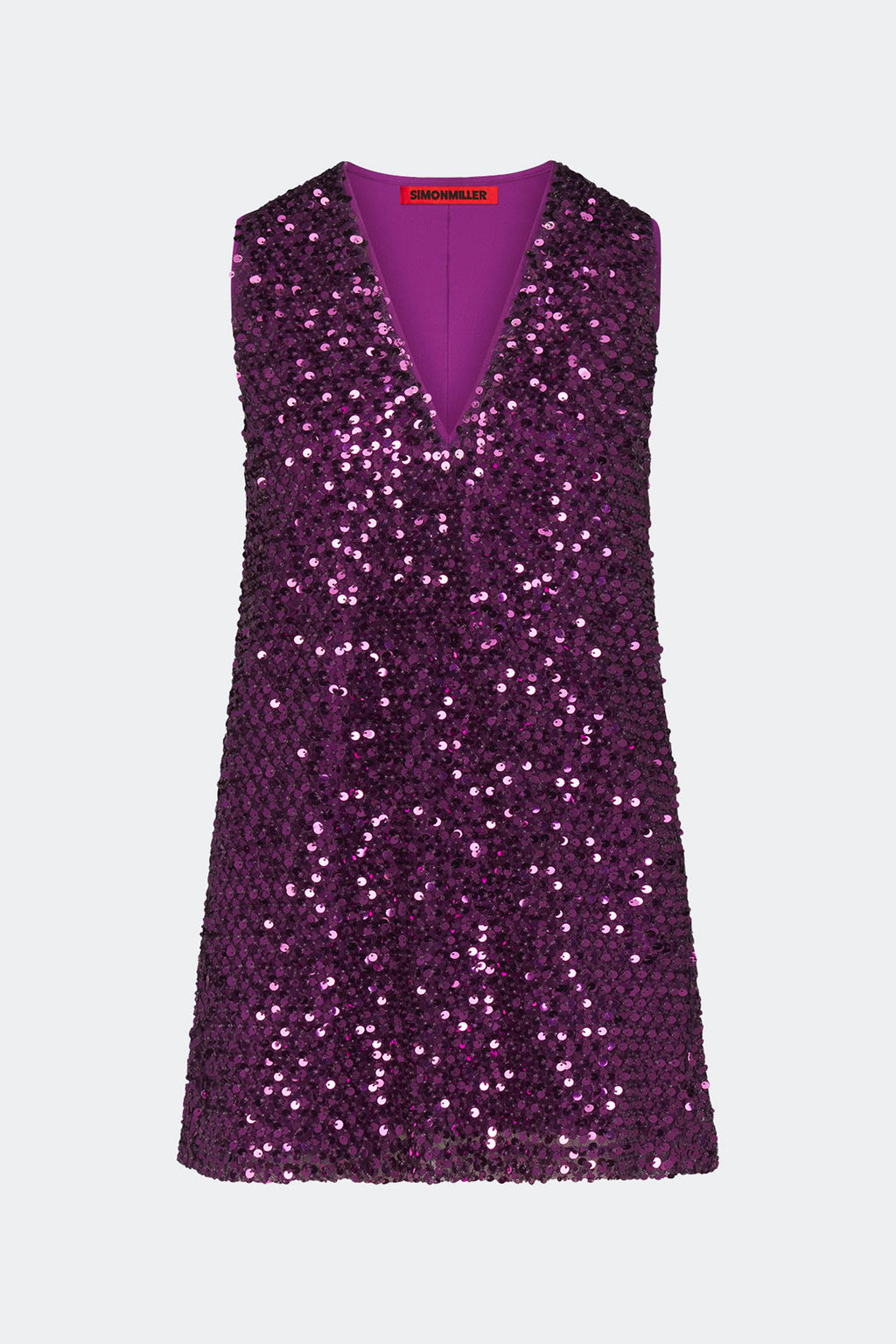 Simon Miller Fountain Sequin Dress - Amethyst