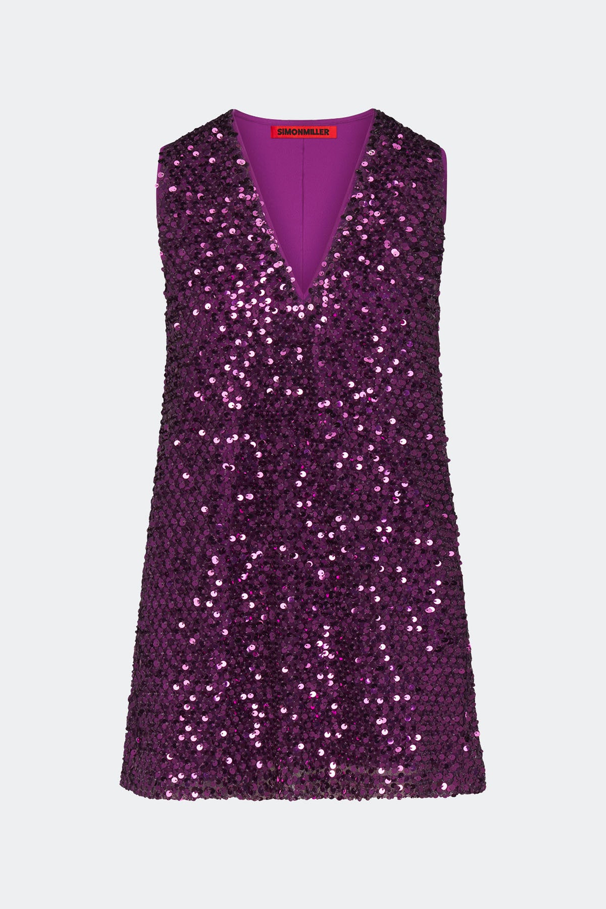 Simon Miller Fountain Sequin Dress - Amethyst