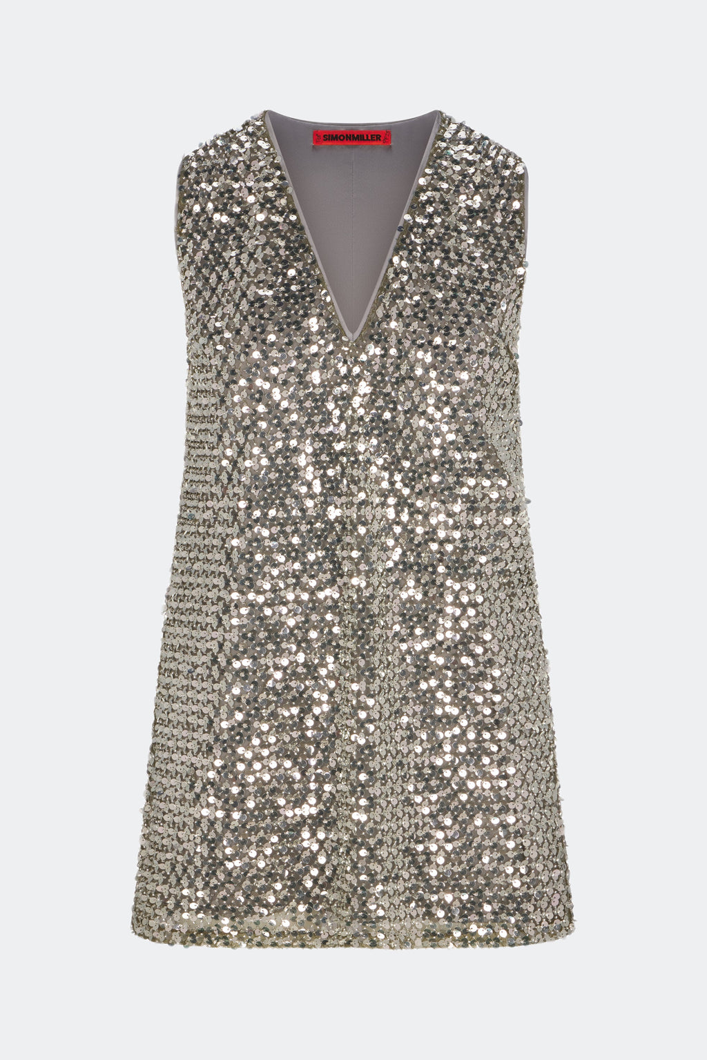 Simon Miller Fountain Sequin Dress - Satellite Silver
