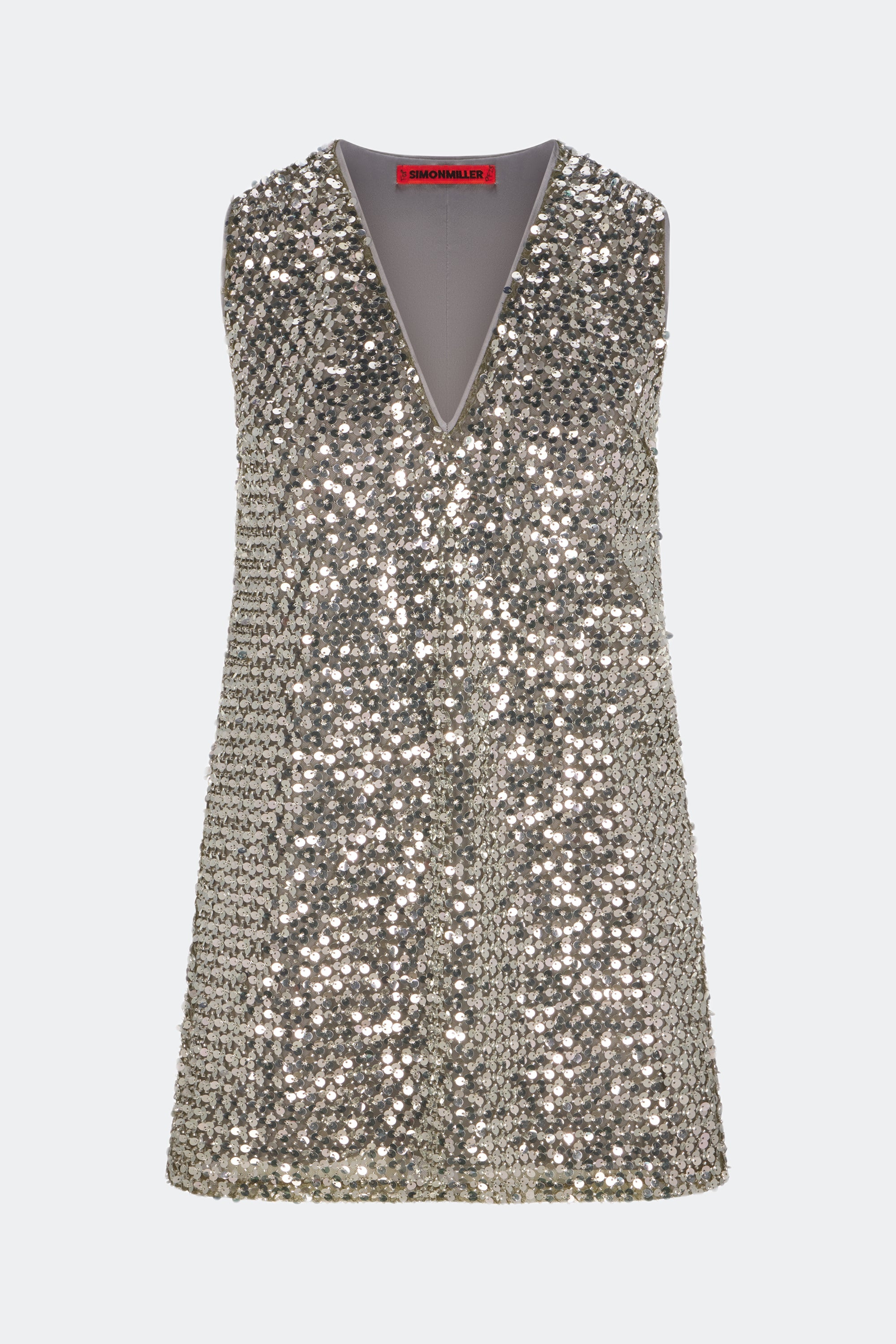 Simon Miller Fountain Sequin Dress - Satellite Silver